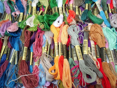 Embroidery cross stitch thread