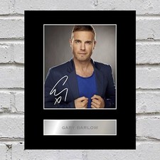 Gary Barlow Signed Mounted Photo Display