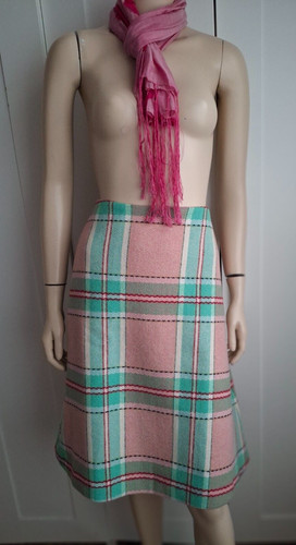 Boden pink wool tartan check - tartan,