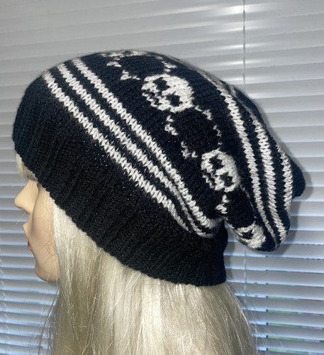 Hand knitted slouch - slouch, beanie