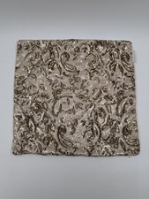 Kylie Minogue At Home Alexa gold sequinned Throw Pillow Cushion Cover Square 