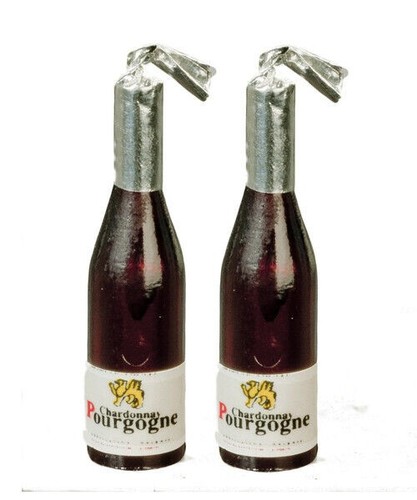 Champagne bottles dolls house - champagne,
