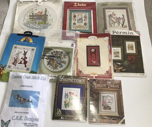 Cross stitch kit bundle joblot - cross,