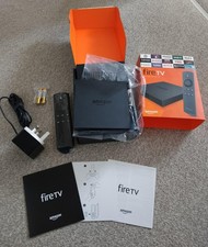 Amazon Fire TV Box 2nd Gen 4K Ultra HD Boxed in VGC Free P&P - See pics & video
