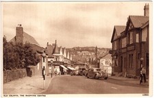 DENBIGHSHIRE - OLD COLWYN, THE SHOPPING CENTRE & OLD CARS  BY PHOTOCHROM