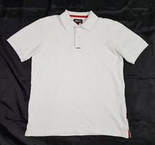 MUSTO PERFORMANCE SIZE XS / EXTRA SMALL MENS BOYS WHITE COTTON CASUAL POLO SHIRT