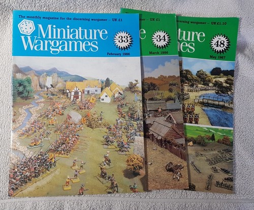 Miniature wargames - 3x,
