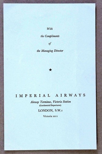 Imperial airways with - imperial,