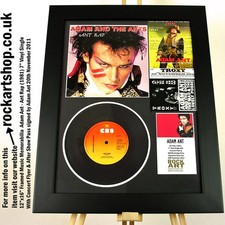 Adam Ant SIGNED Ant Rap 7"