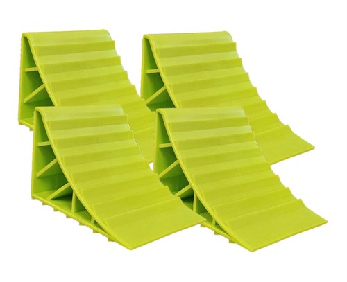 Vehicle wheel chocks green - wheel,