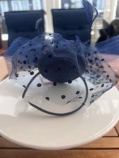 Fascinator Navy Blue Headband