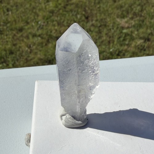 Natural quartz point - quartz,