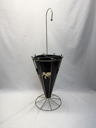 Vintage mcm metal umbrella - vintage,