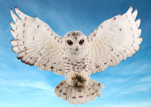 Flying snowy owl ornament - owl,