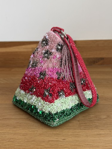Mirasol pink green sequin - pink,