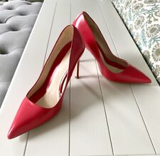 Ladies Zara Court Stiletto Heel Shoes In Red Size UK5 EXCELLENT CONDITION