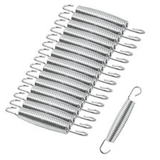 Set of 70 Trampoline Replacement Springs, Heavy-Duty Galvanised 5.5" 14cm Silver