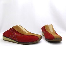 Pavers UK 5 Red Tan Suede