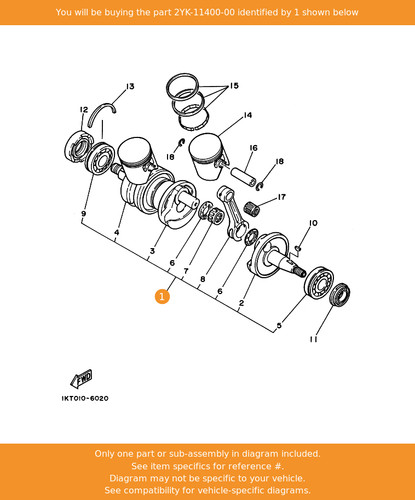 Yamaha crankshaft assy - yamaha,