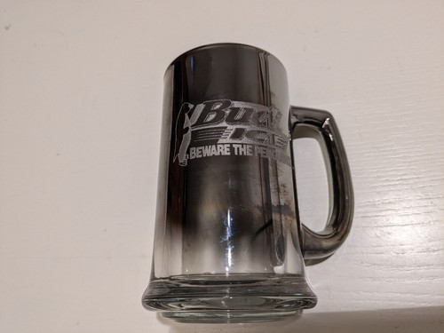 Budweiser glass tankard - tankard, bud
