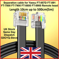 Separation cable Yaesu FT-857D FT891 FT-7800 FT-7900 FT-8800 FT-8900 Remote Head