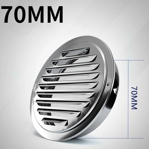 Stainless steel wall vent - steel,