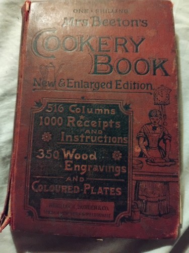 Mrs beetons cookery - , book