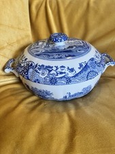 Gorgeous Spode blue and white Italian casserole dish/tureen