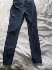 Ladies Souluxe Size 10 sports Leggings dark blue run gym workout pilates yoga 