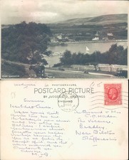 Swanage coastal view Judges Ltd 1935 postmark Landscapes Cities Towns