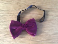 Velvet Dickie Bow Tie