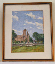 Original British Painting, Rural Yorkshire, Framed, H32xW27cn