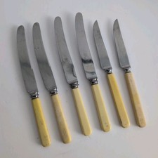 6 x Vintage Faux Bone