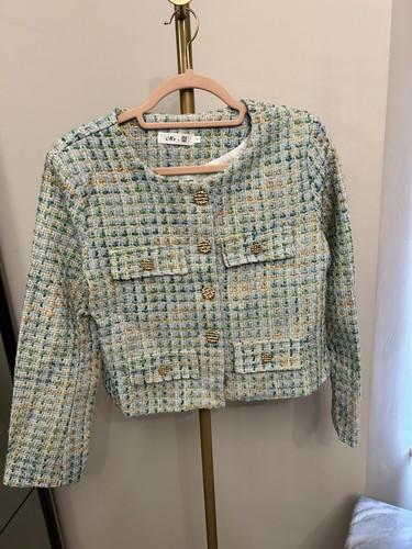 Cropped tweed boucle - cropped,