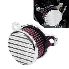 Chrome&Red Air Cleaner Intake