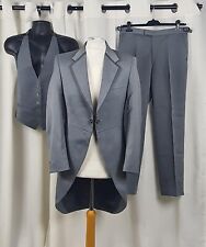 Mr Harry Grey 3 Piece Tailcoat Morning Suit 42" rrp £199 TD110 EE 10