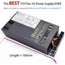 PSU Enhance MODULAR ENP-7660b 600w  FlexATX 1U for ITX cases Safe & Quiet