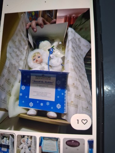 Porcelain doll box new - doll,