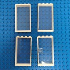 4 X LEGO 60596 White Frame 3x