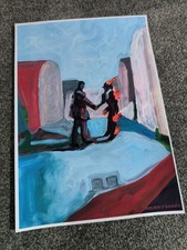 Pink floyd painting - art, print