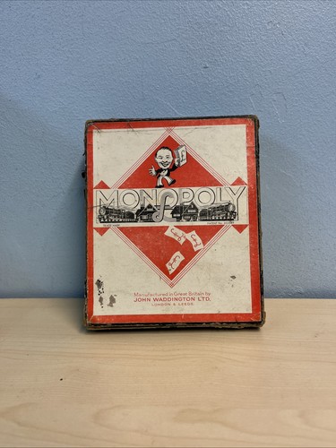 Vintage waddingtons monopoly - vintage,