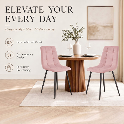 Velvet dining chairs - velvet,