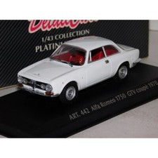 ALFA ROMEO GTV 1750 COUPE 1970 WHITE DETAIL CARS ART 442 1/43