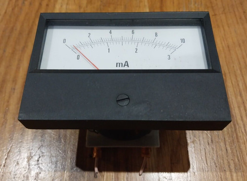 Vintage milliammeter 10ma - vintage,