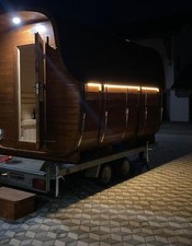 12V LED Sauna Garden Barrel