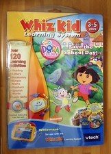 VTECH WHIZ KID LEARNING SYSTEM DORA THE EXPLORER SAVE THE SCHOOL DAY NICKELODEON