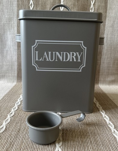 Laundry kitchen storage tin - laundry,