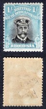 Rhodesia SG272a 1/- Grey-black