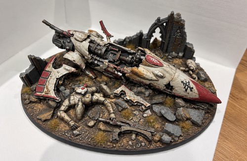Crashed ship terrain scenery - crashed,