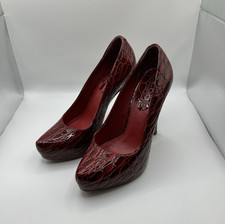 Aldo Women's Red Snake Slip On